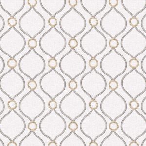 Surface Style 20.5  x 18  Platinum Curveball Peel   Stick Wallpaper
