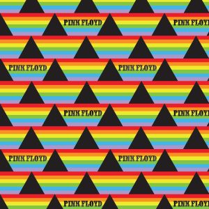 Pink Floyd Prism Stripe Cotton Fabric