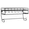 Simplify 14 Black Wall Mount Jewelry   Accessory Organizer