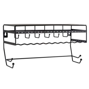 Simplify 14 Black Wall Mount Jewelry   Accessory Organizer