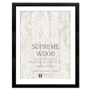 Timeless Frames 16 20 Supreme Woods Matted to 12 16