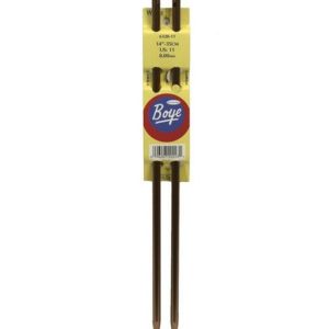 Boye 14 Size 11 Single Point Aluminum Knitting Needle Set