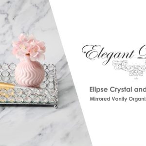 All The Rages Crystal Decorative Organizer Tray - 1