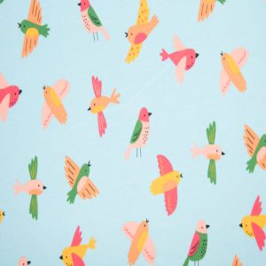POP! Super Snuggle Tossed Birds Flannel Fabric