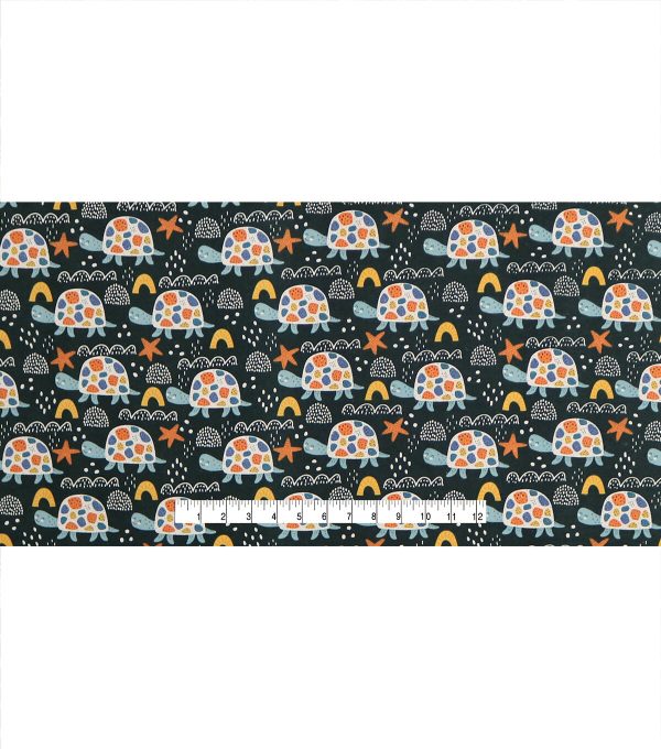 Bright Turtles Super Snuggle Flannel Fabric - Image 4