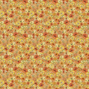 Susan Winget Yellow Bees   Floral Premium Cotton Fabric