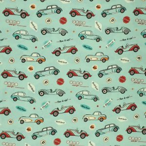 Beep Beep Vintage Super Snuggle Flannel Fabric