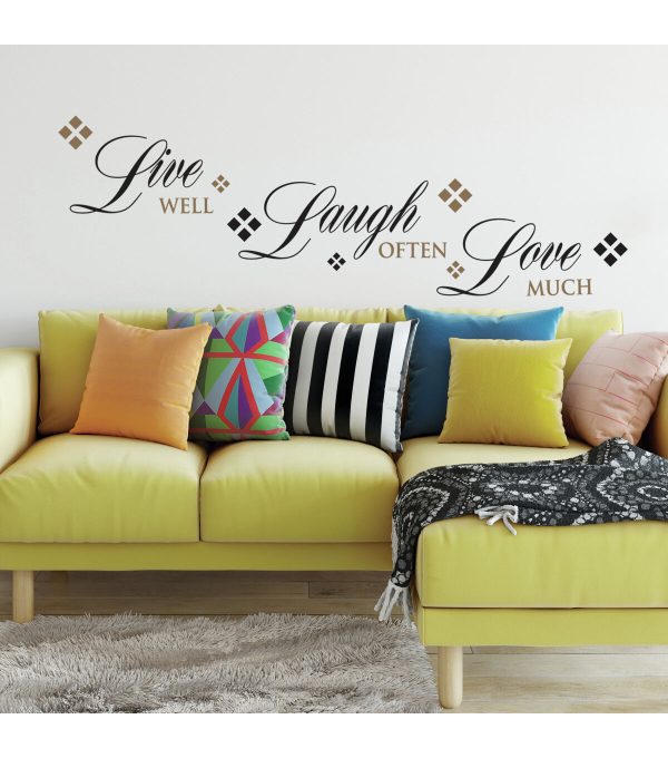 RoomMates Wall Decals Live Laugh Love - Image 2