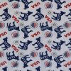 Democratic Donkeys Toss Patriotic Cotton Fabric