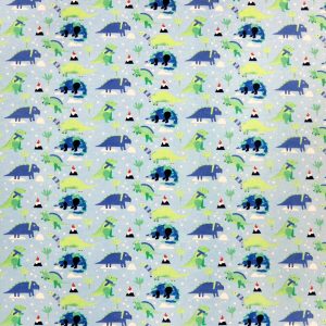 Winter Dinos Super Snuggle Flannel Fabric