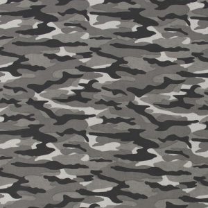 Gray Camouflage Super Snuggle Flannel Fabric