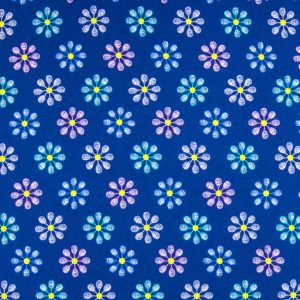 Tennis Racket Flower Super Snuggle Flannel Fabric
