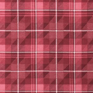 Pink Block Plaid Super Snuggle Flannel Fabric