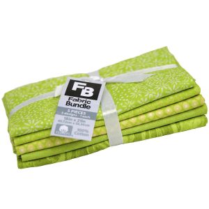 18 x 21 Green Blender 1 Cotton Fabric Quarters 5ct by Keepsake Calico - 1