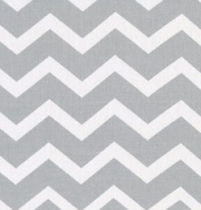 Gray   White Chevron Quilt Cotton Fabric by Keepsake Calico