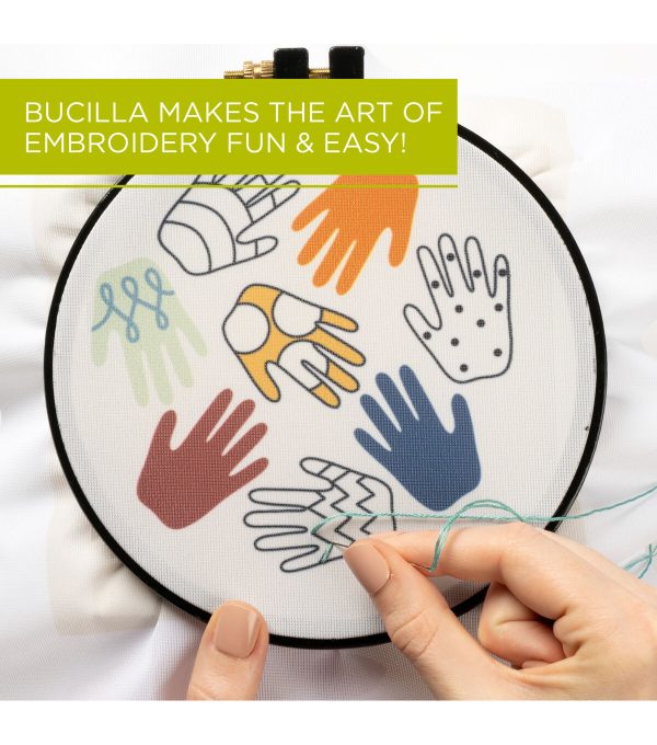 Bucilla 6 Creative Hands Embroidery Kit - Image 4