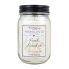 12oz Fresh Peaches Scented Mason Jar Candle by Hudson 43