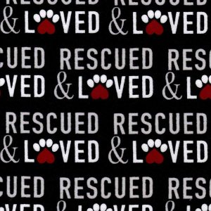 Rescued and Loved Super Snuggle Flannel Fabric