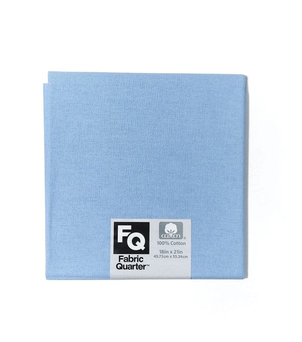 Medium Blue Cotton Fabric Quarter