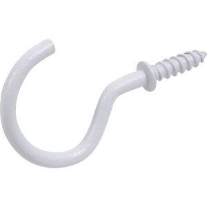 Ook 7/8 White Cup Hooks 8pk