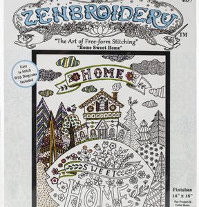 Design Works 14 x 18 Home Sweet Home Stamped Embroidery Kit
