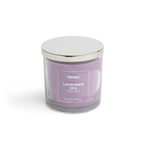 14oz Lavender Spa Premium Scented Jar Candle by Hudson 43