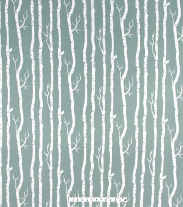 Birch Blizzard Prints Fleece Fabric - Image 4