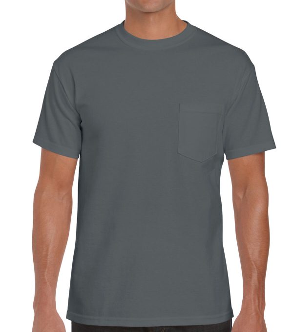 Gildan Adult Pocket T-Shirt - Image 2