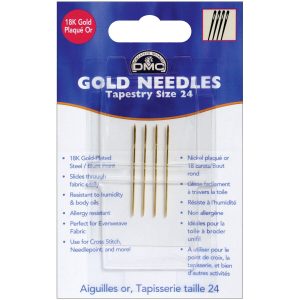 DMC Gold Tapestry Hand Needles Size 24 - 1