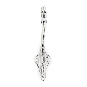 Dritz Home Metal Baroque Wall Hook, White