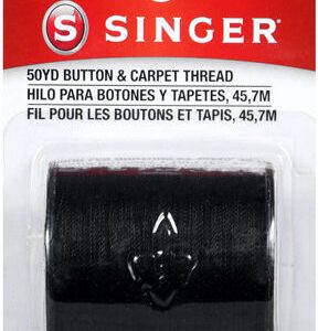 SINGER Button   Carpet Thread 50 Yds