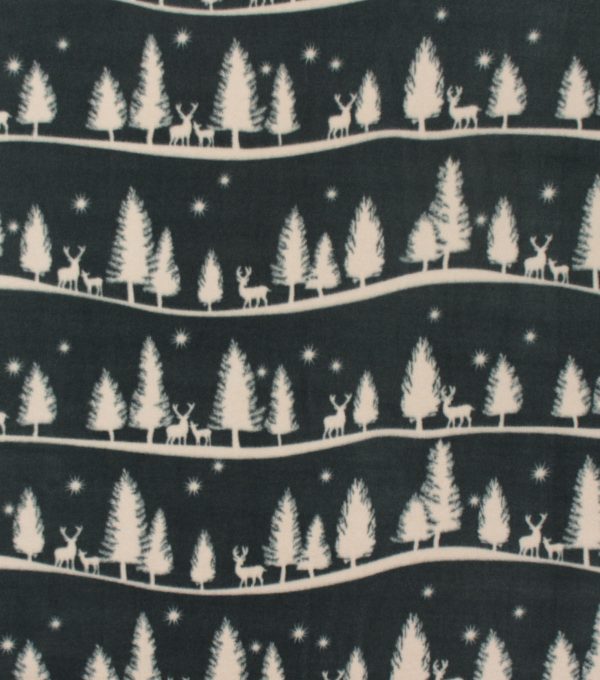 Wildlife Slopes Anti Pill Fleece Fabric - Image 2
