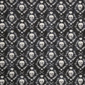 Skulls Halloween Super Snuggle Flannel Fabric