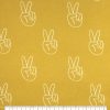 Peace Sign Super Snuggle Flannel Fabric
