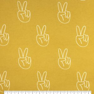 Peace Sign Super Snuggle Flannel Fabric