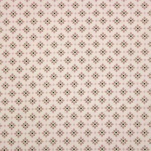 White Floral Geometric Super Snuggle Flannel Fabric