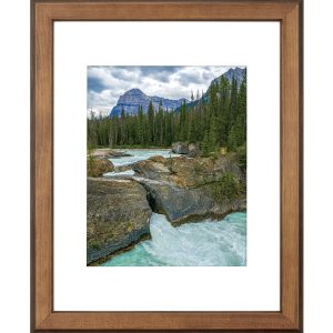 Walden Woods 11 14 Matted to 8 10 Walnut Wall Frame