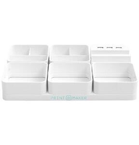 We R Memory Keepers 7pc Modular Storage With 3 USB Ports