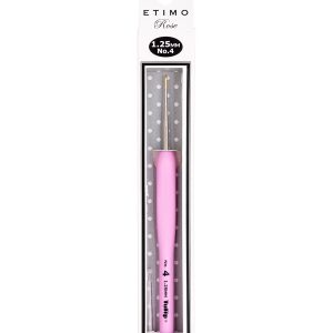 Tulip Etimo Rose Steel Crochet Hook Size 4/1.25mm