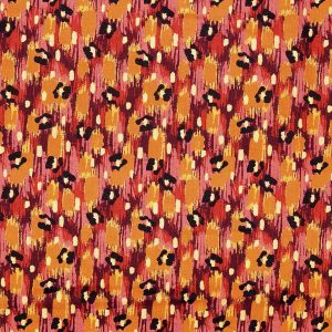 Orange Paint Brush Quilt Cotton Fabric by Keepsake Calico