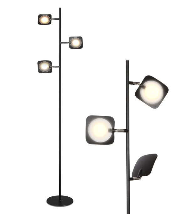 Brightech Tree Floor Lamp   Black