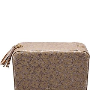 Vegan Leather Jewelry Leopard Organizer