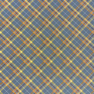 Fall Blue Olaid Bias Super Snuggle Flannel Fabric