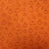 Pumpkins Orange Super Snuggle Flannel Fabric