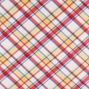 Primary Bias Plaid Blizzard Fleece Fabric