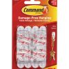 Command 14ct White Mini Hooks   Small Adhesive Strips