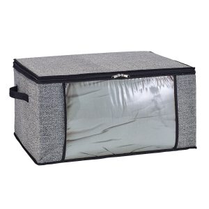 Simplify 24 x 18 Black Blanket Bag With Handle - 1