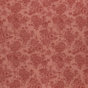 Large Tonal Floral Red 108 Wide Flannel Fabric