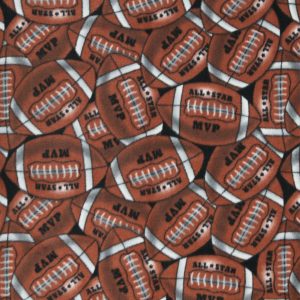 Footballs Anti Pill Fleece Fabric