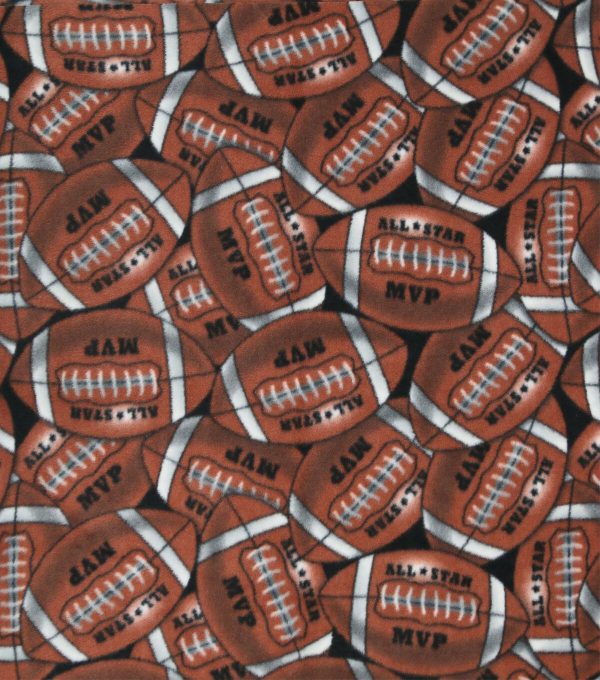 Footballs Anti Pill Fleece Fabric